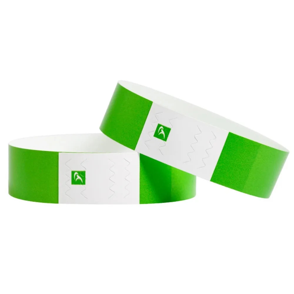 100Pcs Paper Tyvek Wristbands Waterproof