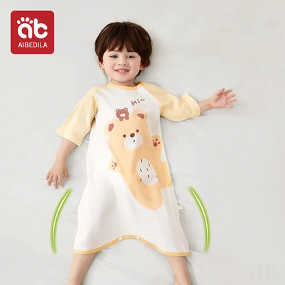 Girl Boy Nightgown Cartoon Pajamas Dress