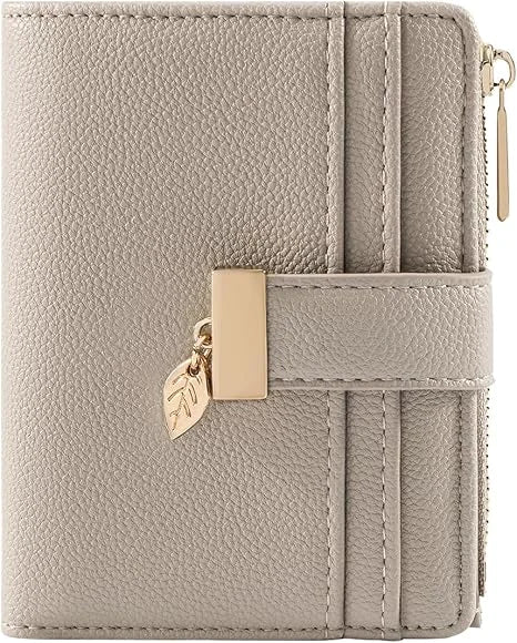 Small Leather Purse RFID Blocking Bifold Soft Card Holder Pocket Wallets