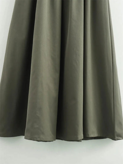 Vestido largo ajustado sin mangas