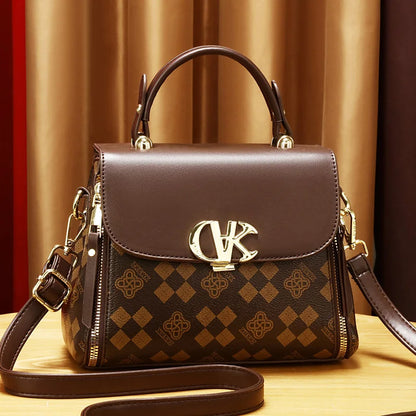 DANA Retro Letter Print Mini Crossbody Bag