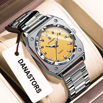 Elegant  Waterproof Stainless Steel Luminous Quartz Watches