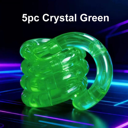 1/3/5pcs Deformable Rope Crystal Twist Rope Pressure Stress Relief Toys