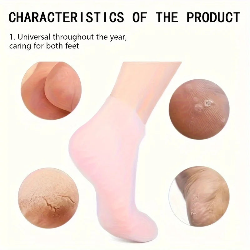 Silicone Moisturizing Foot Socks
