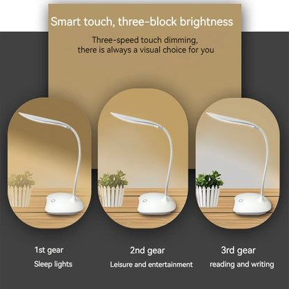 LED Reading Portable Desk Lamp USB Charging