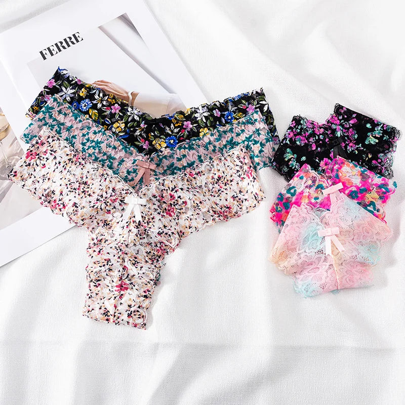 ruffles Underwear Invisible Seamless  G-String Lingerie