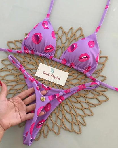 New Sexy Bikini Beach Swimsuit Two-piece Set