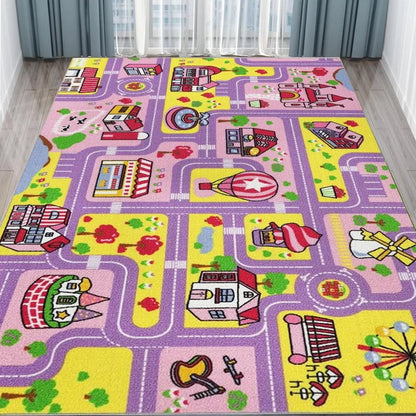 Game Carpet Blue Pink Green Soft Climbing Mat