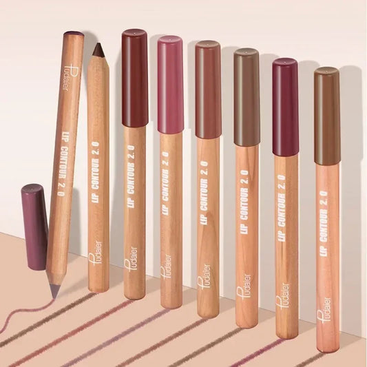 Matte 8-colors Lip Liner Pencil Lip Contour Lipstick Waterproof Lipliner Makeup