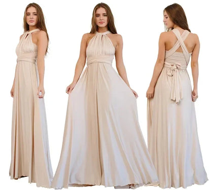 Rust Bridesmaid Dress Infinity Multiway Maxi Bridesmaid Dress