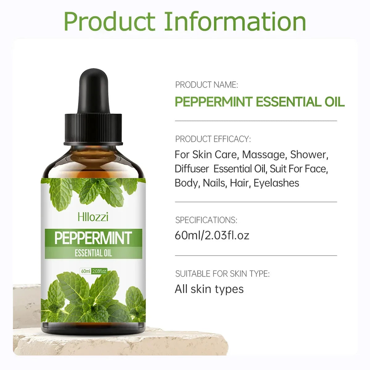 100ml/60ml/30mlPeppermint essential oil
