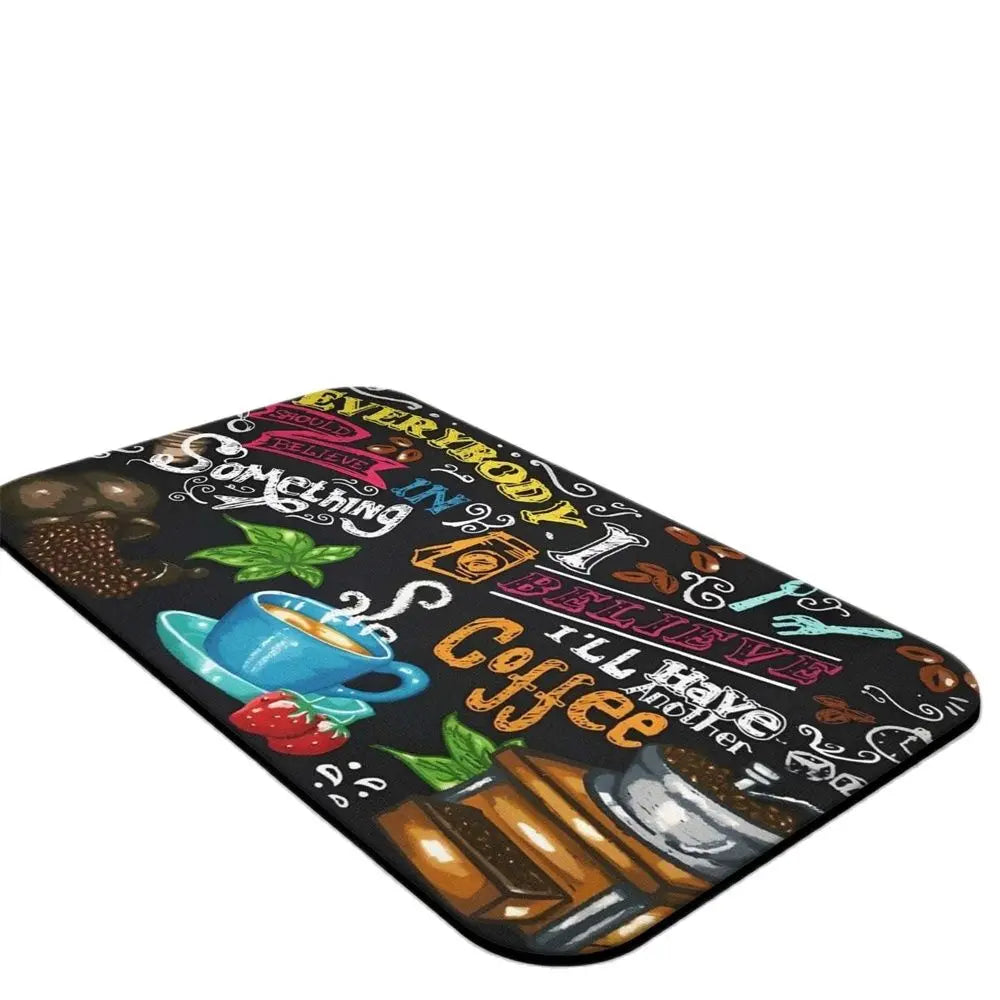 Coffee Cup Drying Cartoon Non-slip Drain Mat