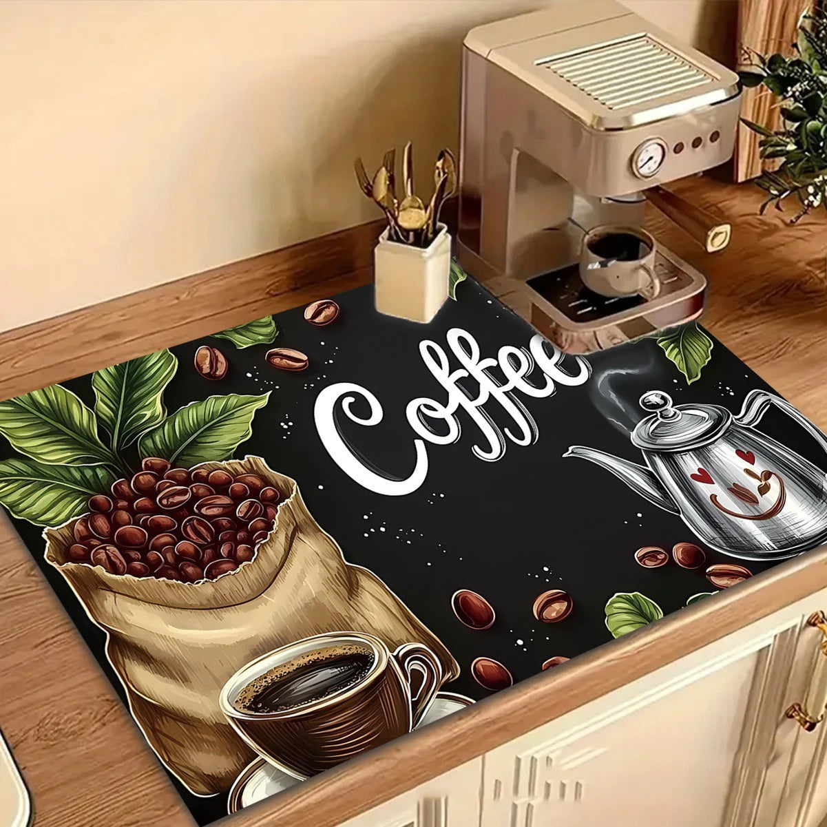 Coffee Machine Mat Waterproof Drain Pad