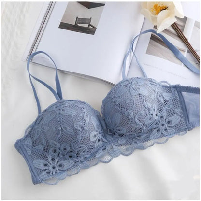 حمالة صدر مثيرة مطرزة بالزهور من الدانتيل