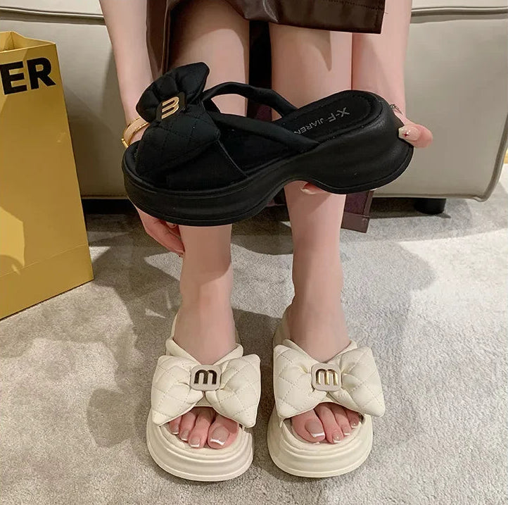 High Heels Leisure flower Slipper