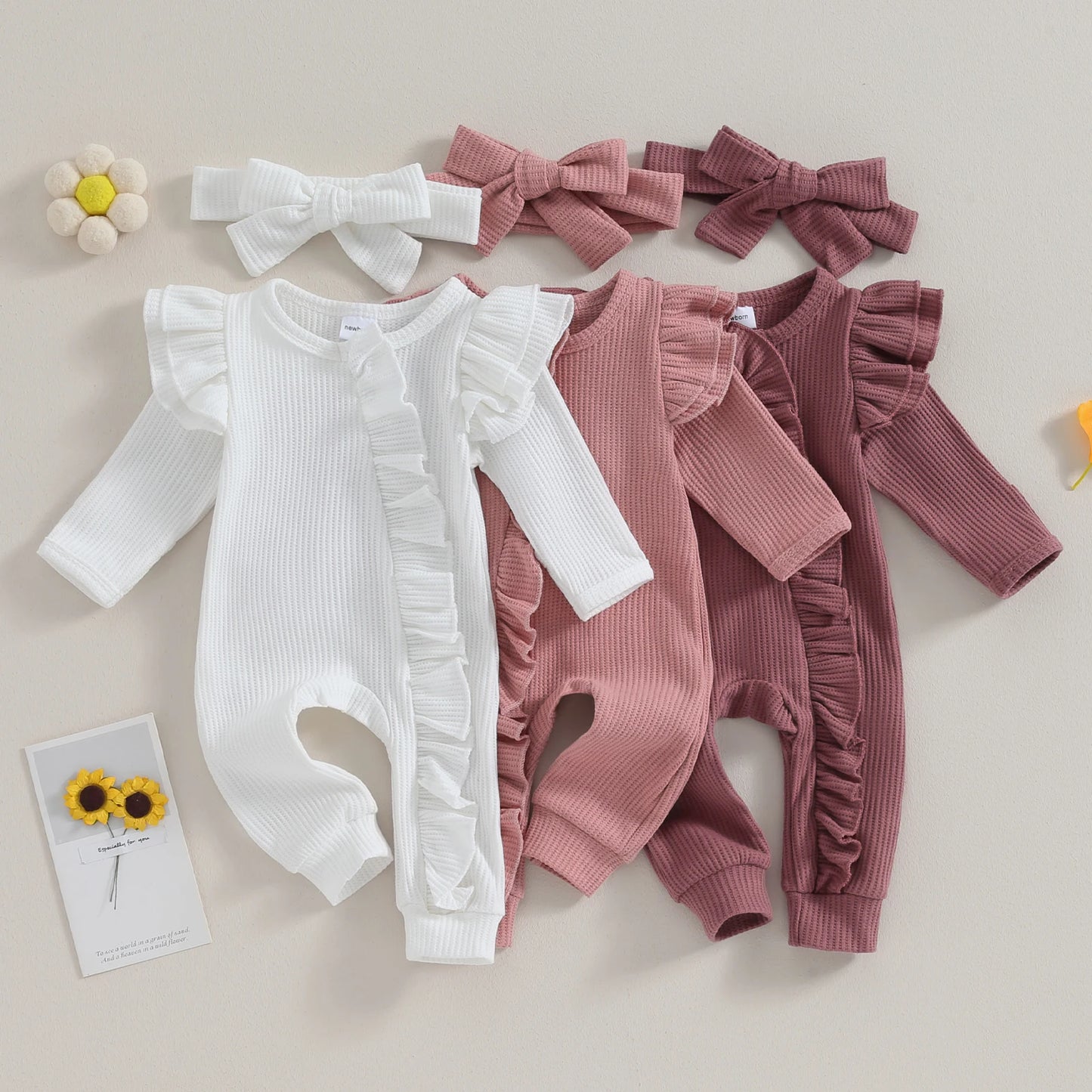 Pudcoco Infant Baby Girl Jumpsuit