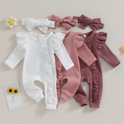 Pudcoco Infant Baby Girl Jumpsuit