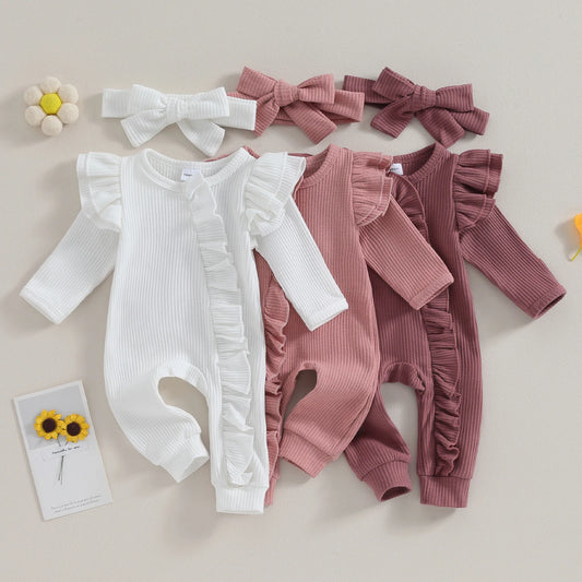 Pudcoco Infant Baby Girl Jumpsuit