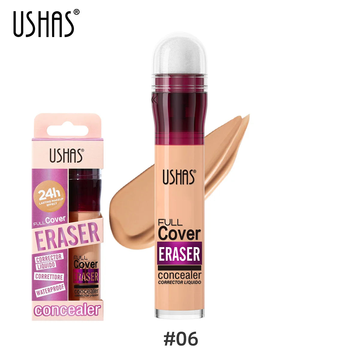 Facial Concealer Sponge Head Matte Liquid Foundation