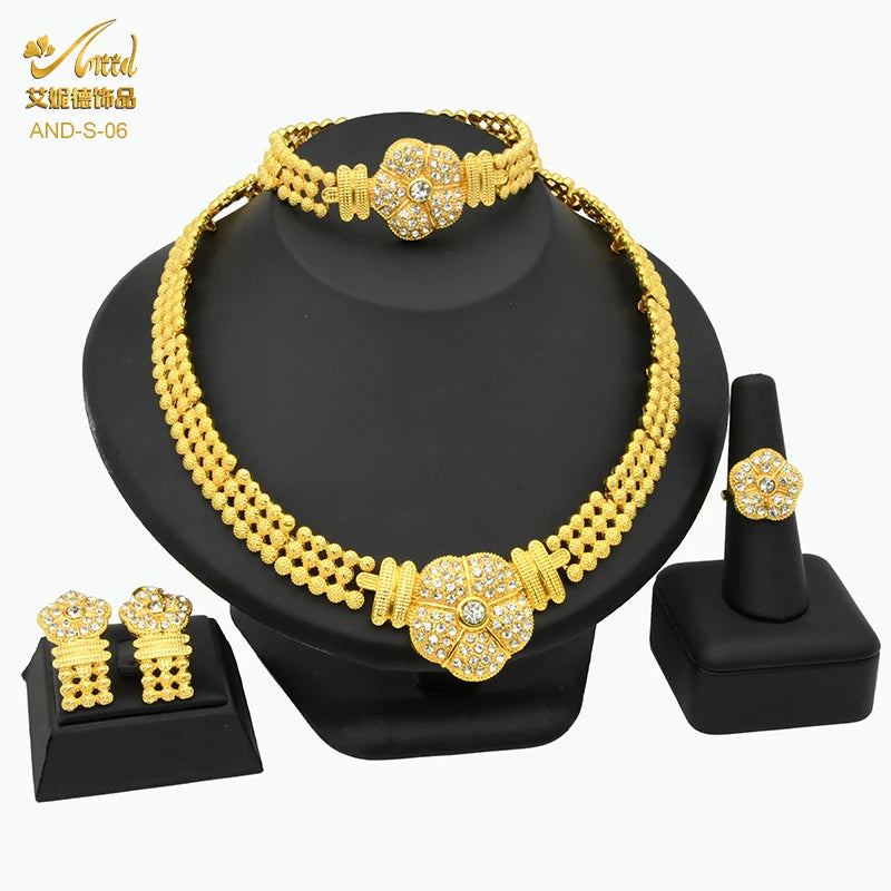 African Jewelry Big Necklace Jewelry Set