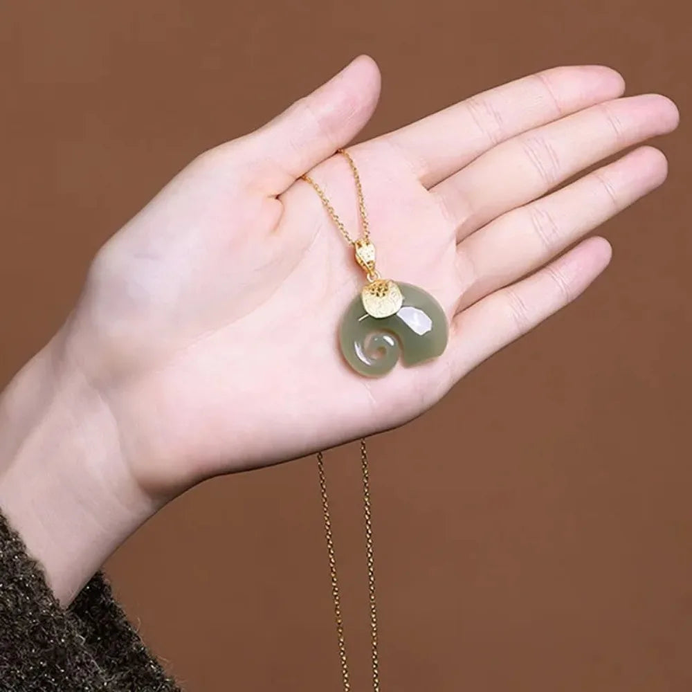 Choker Natural Stone 18K Gold Plated Necklace