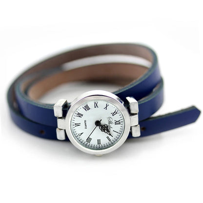 Long Leather ROMA Vintage Watch