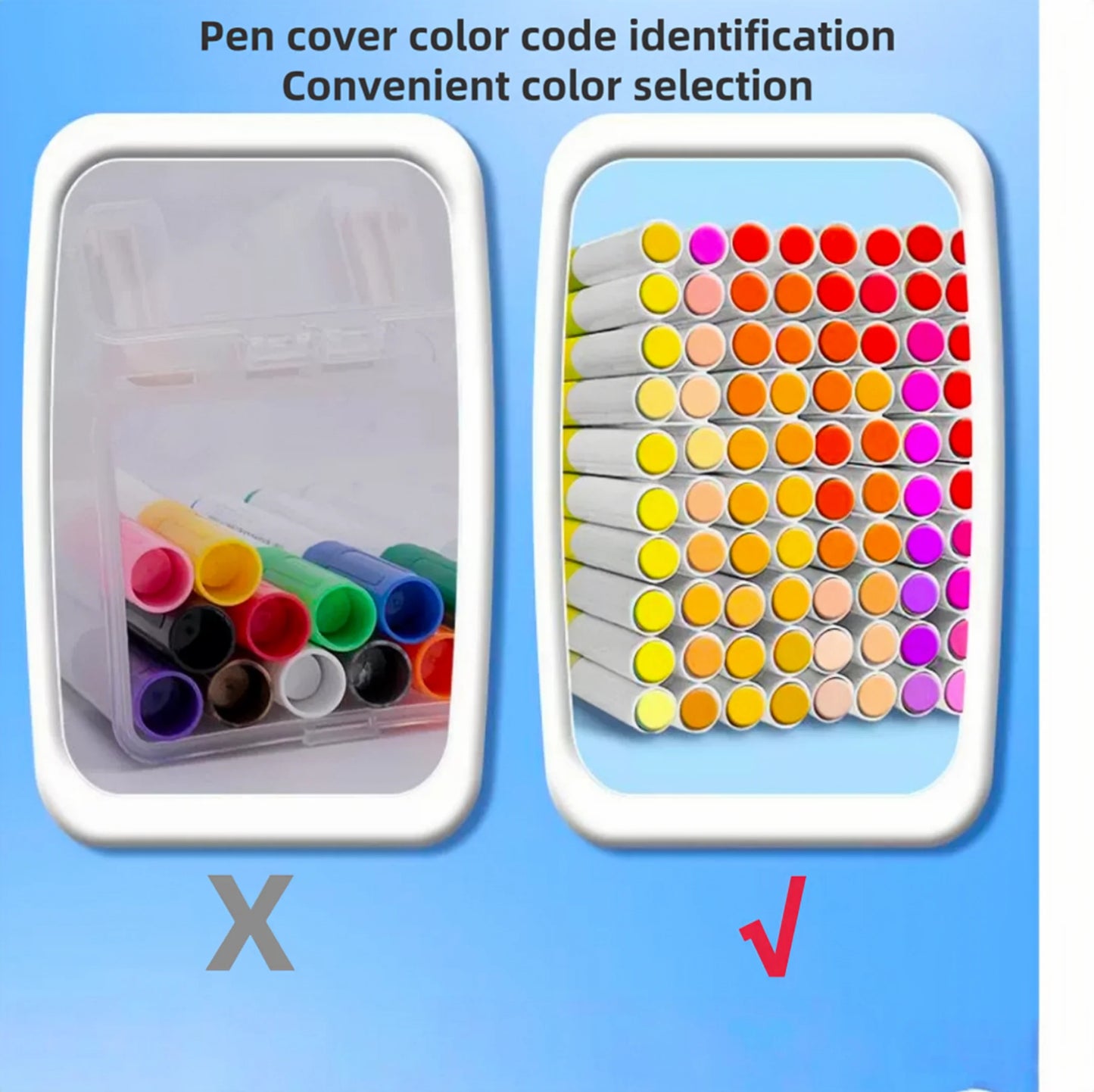 24/36/48/80/120 color acrylic marker pen waterproof stackable