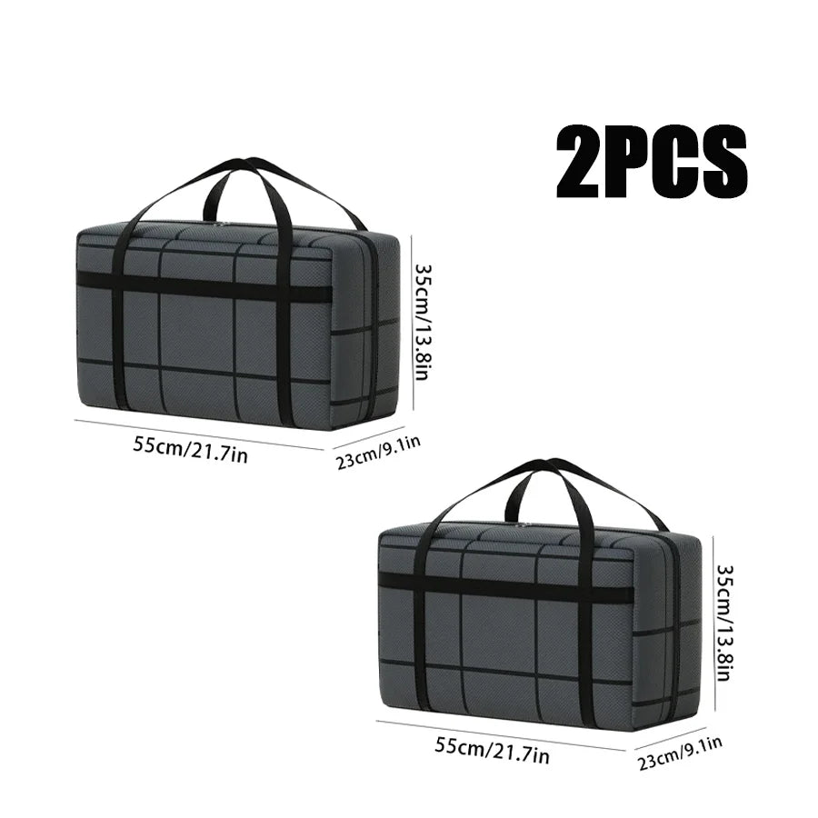 Thickened Waterproof Moving Super Large Capacity Striped Storage Bag
