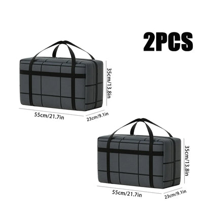Thickened Waterproof Moving Super Large Capacity Striped Storage Bag