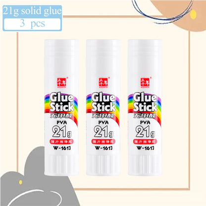 3/6PCS Student Office Stick Long Lasting Smooth Handmade Art Glue