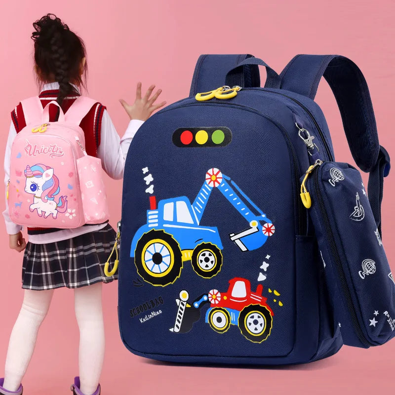 Boys Girls Cute Cartoon Toddler Rucksack Kindergarten Schoolbag