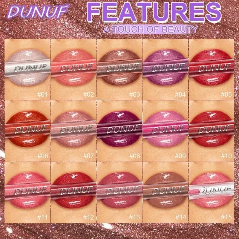 1pc Metallic Liquid Lipstick Long Lasting Glitter Lip Glaze Waterproof