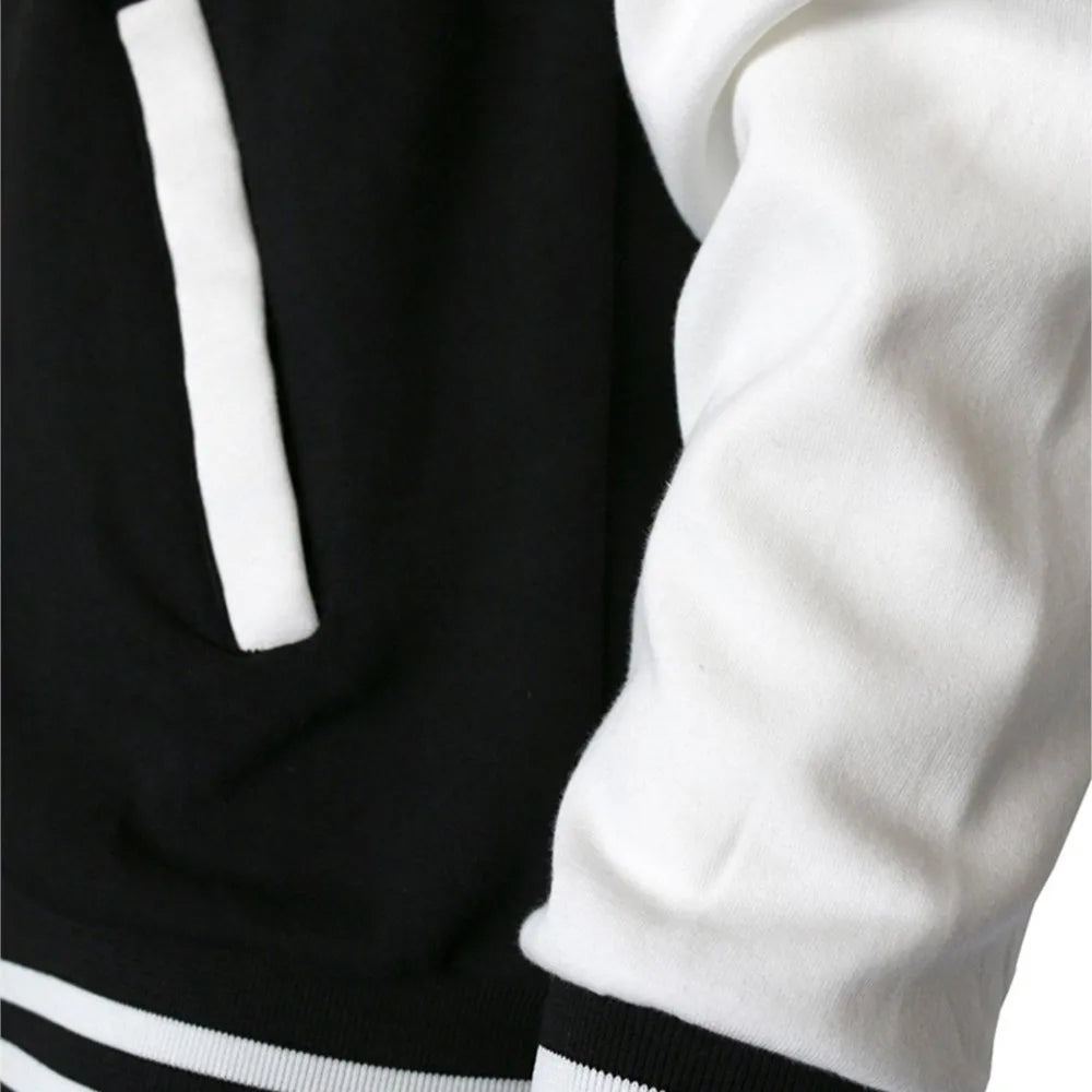 New York 1985 Letter Prints Loose Baseball Jersey Fleece Warm Soft Jackets