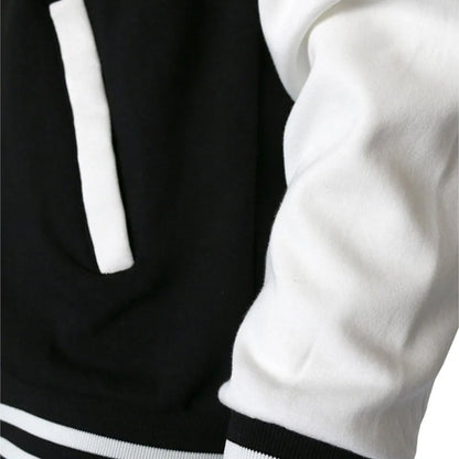 New York 1985 Letter Prints Loose Baseball Jersey Fleece Warm Soft Jackets
