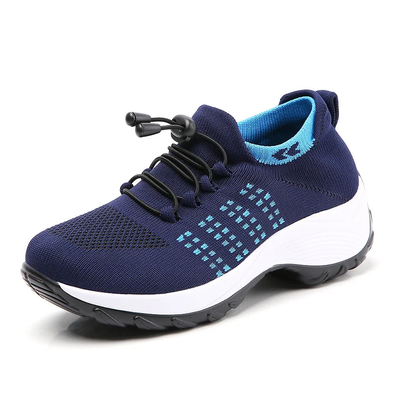 Walking Trainers Fly Weaving Sock Sneakers