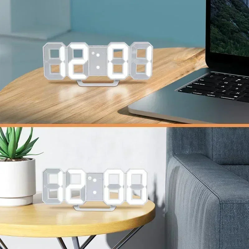 Digital Desktop Clock Wall mounted Decorative Electronic