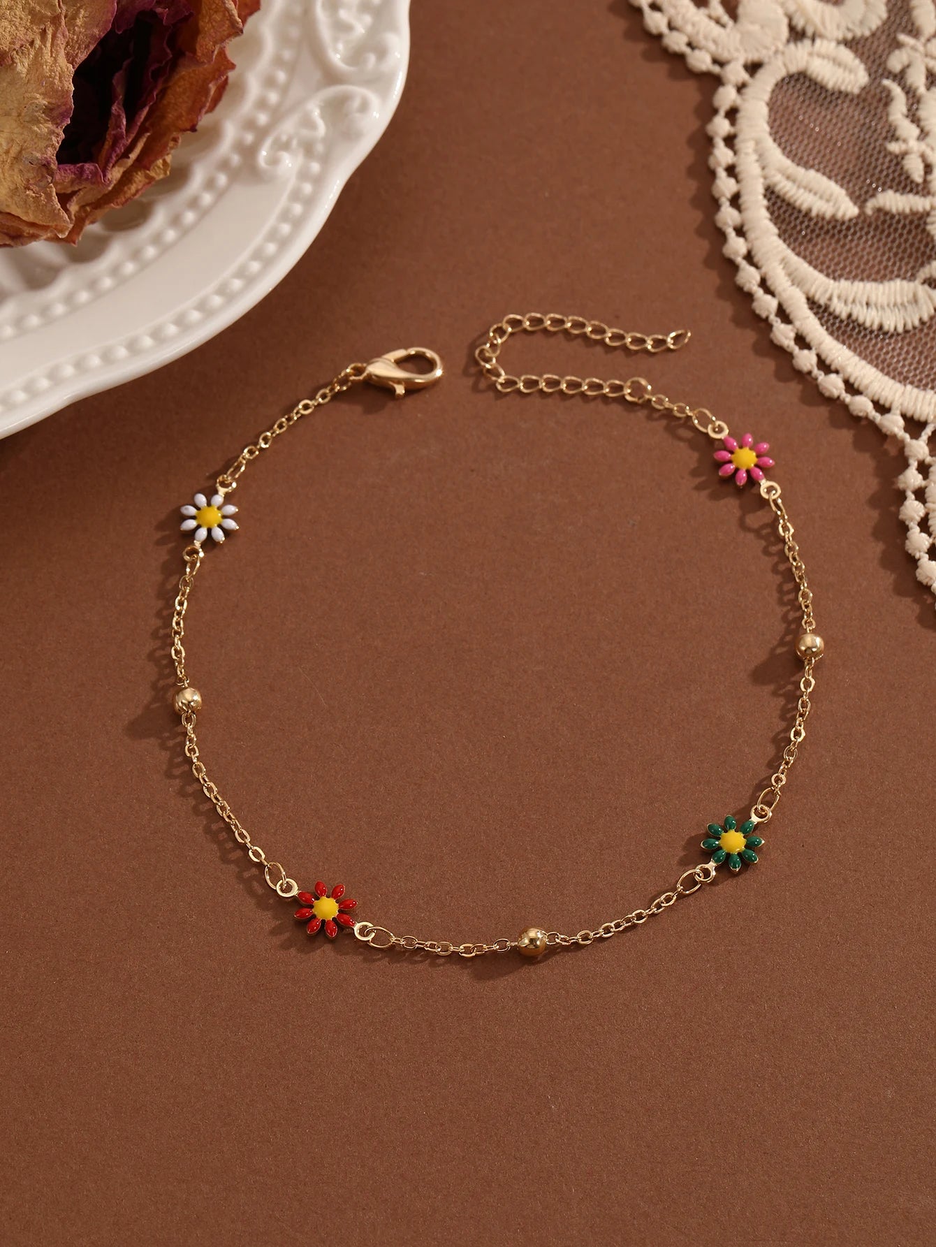 Bohemia Crystal Cubic Zirconia Anklet Bracelet