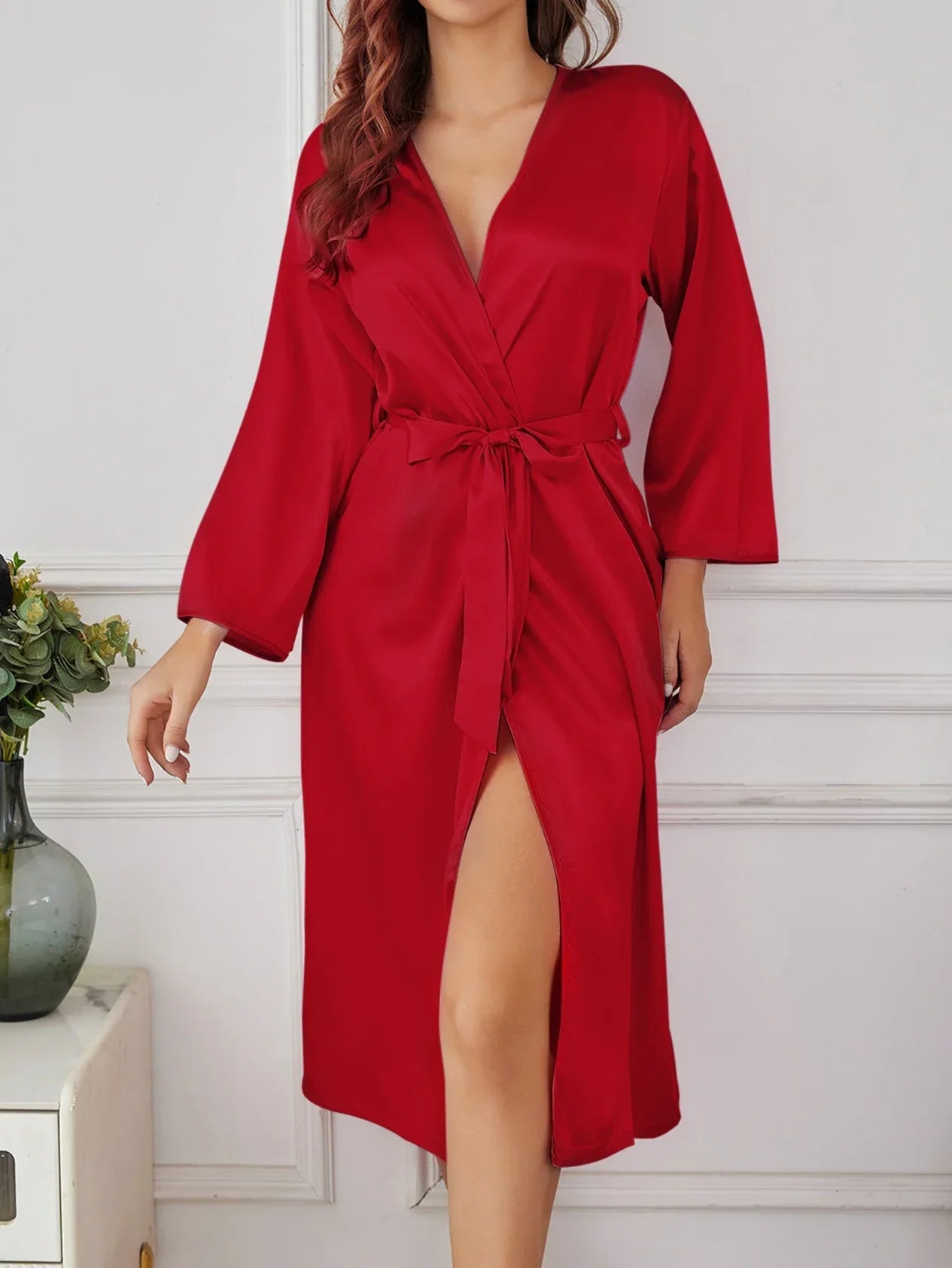 Long Sleeve Soft Casual Robe Lingerie