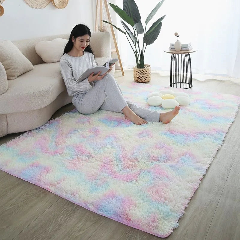 Kids Girl Rainbow Colors Carpets