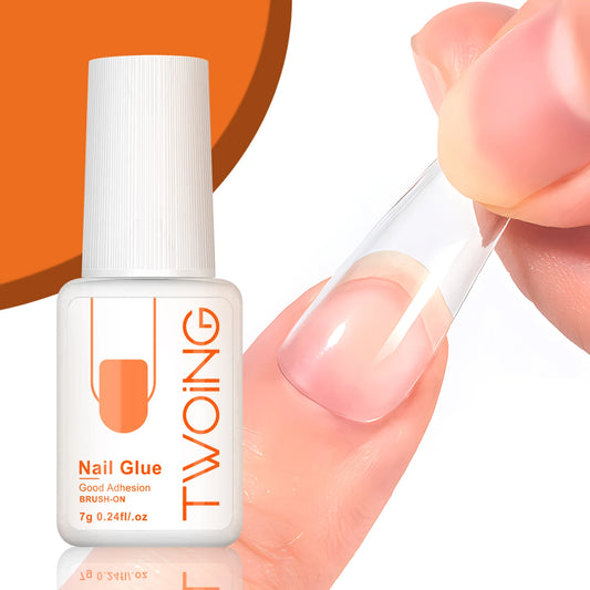 7g Super Strong Nail Glue For False Nail Tips, Acrylic Nails Press On Nails,Fake Nails Art Decoration Lasting Adhesion