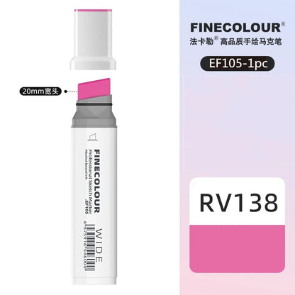 Finecolour 20mm Wide Markers Alcohol Line Sketching Art Markers Pen