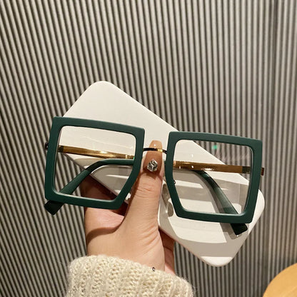 Large Frame Myopia Unisex Oversized Minus Diopter Eyeglasses