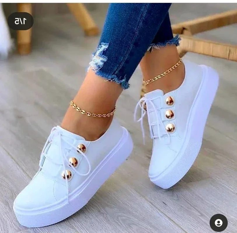 Casual Leather PU Vulcanize Sneakers