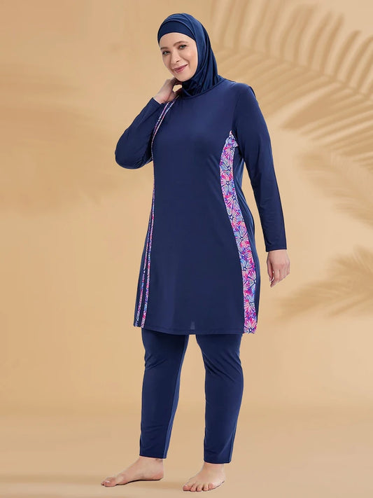 3PCS Thin Style Sporty burkini Muslim Swimwear