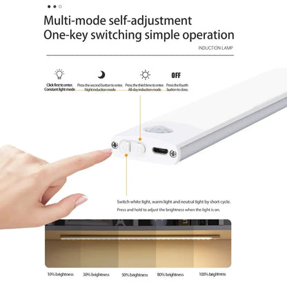 Cabinet Lights Motion Sensor LED Wireless USB