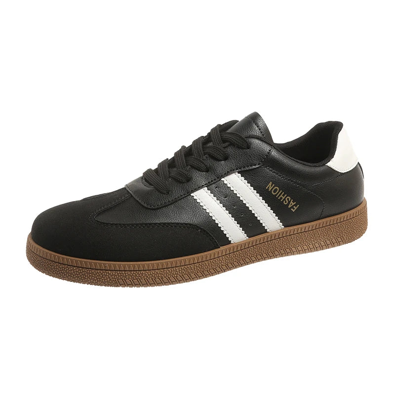 Casual Lace Up Flats Tennis  Walking Sneakers