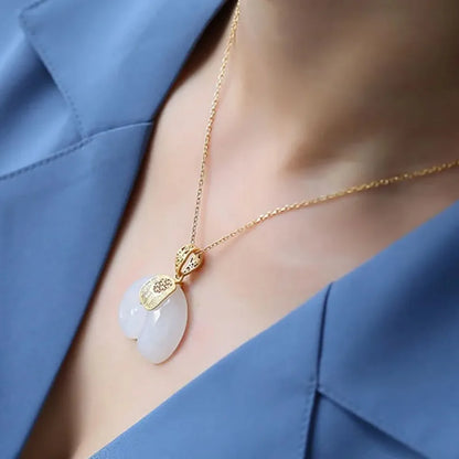 Choker Natural Stone 18K Gold Plated Necklace