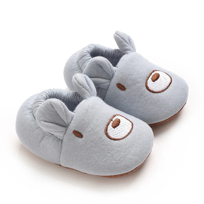 Cartoon Animal Pattern Newborn Baby Shoes