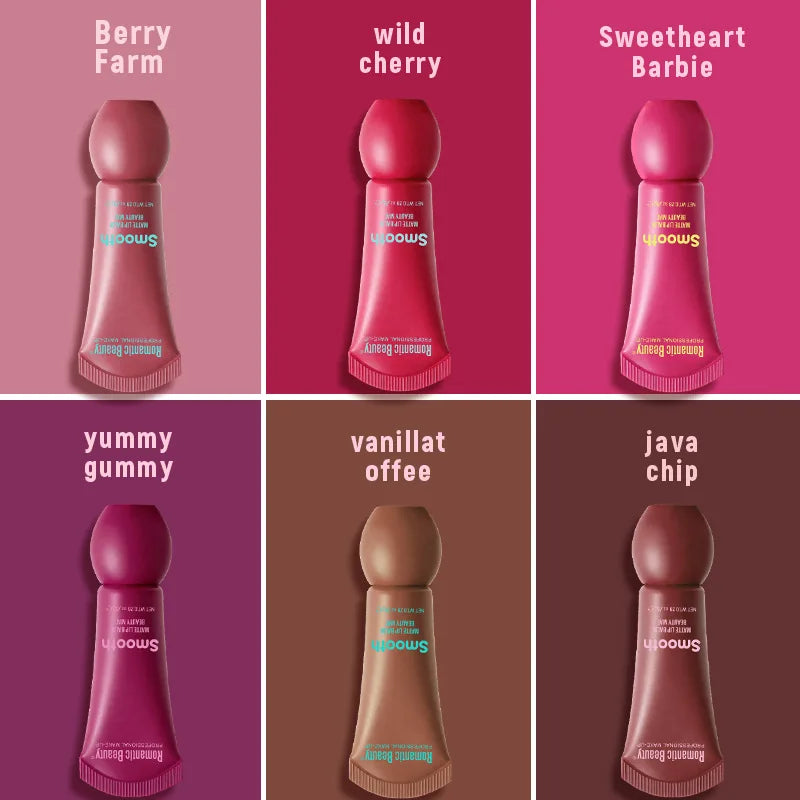 Matte Soft Mist Long-Lasting Lipstick Colorful Whitening Lip Glaze Lip Makeup