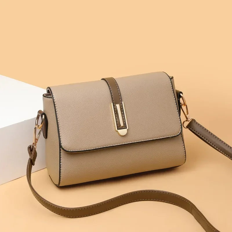 Leather Messenger Versatile Sling Bag